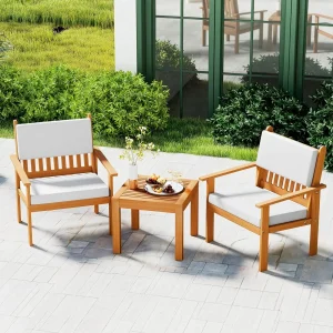 Acacia Wood Bistro Set