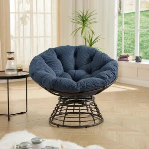 Swivel Papasan Lounge Chair