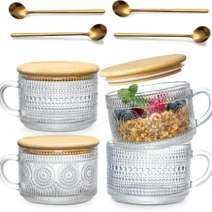 Vintage Glass Cup Set