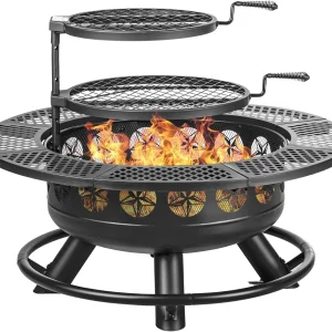 3-in-1 Wood Fire Pit