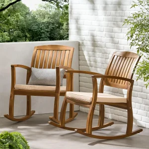 Acacia Rocking Chair Set