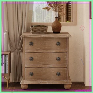 Rustic Wood Nightstand